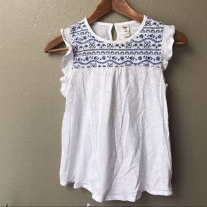 OshKosh B’gosh Flutter Sleeve tank size 14 NWOT